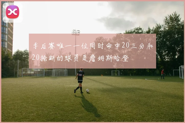 季后赛唯一一位同时命中20三分和20抢断的球员是詹姆斯哈登